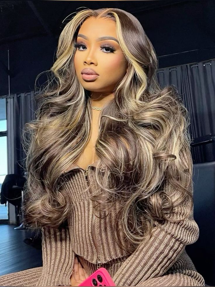 highlights blonde